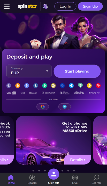 spinstar casino Gameplay