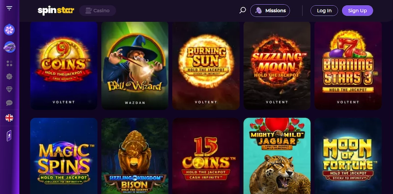 spinstar casino Gameplay
